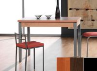 Logo Table mensa ext 100x60 - plateau cerisier - pieds noir - ceinture codenontrouve_-wengue 2034_cerisier_noir_codenontrouve_-wengue