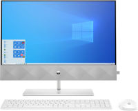Logo Hp pavilion aio pc 24-k0025nf produit neuf et test� au d�marrage emballage abim� amd ryzen 7 4800h 23.8p 16go 256go 1to w10h (p)