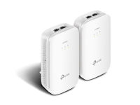 Logo Tp-linkav20002-portgigabitpowerlinestarter kit, 2000mbps powerline data rate line-neutral/line-ground 2x2 mimo 2 gigabitet