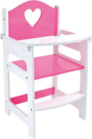 Logo Chaise haute de poupe, rose 3486