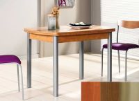 Logo Table hercule 120x70 - plateau cerisier - pieds inox - ceinture codenontrouve_-noyer 1995_cerisier_inox_codenontrouve_-noyer