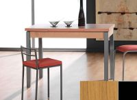 Logo Table mensa ext 120x80 - plateau  - pieds noir - ceinture codenontrouve_- 3461__noir_codenontrouve_-