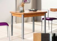 Logo Table hercule 100x60 - plateau  - pieds chrome - ceinture codenontrouve_- 1986__chrome_codenontrouve_-