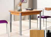 Logo Table hercule 110x70 - plateau  - pieds chrome - ceinture codenontrouve_- 1990__chrome_codenontrouve_-