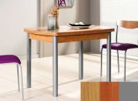 Logo Table hercule 120x70 - plateau  - pieds argent - ceinture codenontrouve_-cerisier 1995__argent_codenontrouve_-cerisier