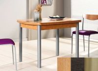 Logo Table hercule 100x60 - plateau  - pieds inox - ceinture codenontrouve_- 1986__inox_codenontrouve_-