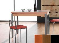 Logo Table mensa ext 100x60 - plateau cerisier - pieds noir - ceinture codenontrouve_-noyer 2034_cerisier_noir_codenontrouve_-noyer