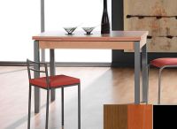 Logo Table mensa ext 100x60 - plateau noyer - pieds noir - ceinture codenontrouve_-cerisier 2034_noyer_noir_codenontrouve_-cerisier