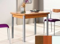 Logo Table hercule 120x70 - plateau noyer - pieds blanc - ceinture codenontrouve_-cerisier 1995_noyer_blanc_codenontrouve_-cerisier