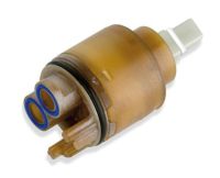 Logo Cartouche ceramique rehausse d.35 - pd00024 blanc mat