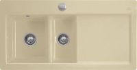 Logo Villeroy & boch - subway xr - evier � encastrer villeroy & boch 1 bac, 1 vide-sauce coloris sable ev6720 02 i5