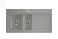 Logo Villeroy & boch - subway xr - evier � encastrer villeroy & boch 1 bac, 1 vide-sauce coloris snow whi ev6720 02 kg