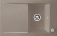 Logo Villeroy & boch - timeline - evier � encastrer villeroy & boch 1 bac, 1 �gouttoir coloris timber ev6791 02 tr