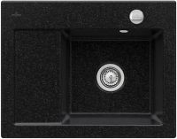 Logo Villeroy & boch - subway compact - evier � encastrer villeroy & boch 1 bac, 1 �gouttoir coloris glos ev3313 02 s0