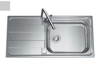 Logo Luisina - luisinox - funk - evier � encastrer luisina 1 grand bac, 1 �gouttoir coloris inox mini-str ev49011 ims