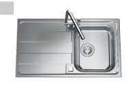 Logo Luisina - luisinox - funk - evier � encastrer luisina 1 bac, 1 �gouttoir coloris inox mini-structure ev4901 ims