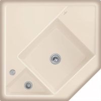 Logo Villeroy & boch - monumentum - evier � encastrer villeroy & boch 1 bac, 1 vide-sauce, 1 �gouttoir coloris cappuccino ev3303 02 i