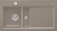Logo Villeroy & boch - subway - evier � encastrer villeroy & boch 1 bac, 1 vide-sauce, 1 �gouttoir colori ev6773 02 tr