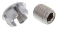 Logo Vis 2,5 mm + couleur cache vis chrom� mat nf 128929