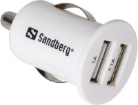 Logo Mini car chargeur officiel 2xusb 1a+2.1a 440-40