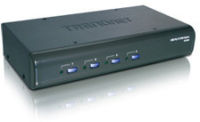 Logo Trendnet tk-423k - kvm 4 ports vga - usb & ps/2 + audio + cables