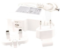 Logo D-link alimentation électrique 5v/3a blanche (connecteur euro/uk 5,5mm) - câble 1,1m - connecteur 5.5x2.1x9.5mm (i-type) - convi