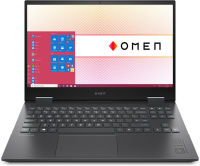 Logo Hp omen 15-en0009nf produit neuf et test� au d�marrage emballage abim� amd ryzen 5 4600h15.6p 16go 512go gtx 1660ti w10h (p) 420