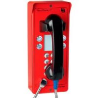 Logo Securphone sip poe clavier 4bt rouge pvi24r