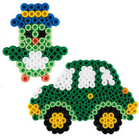Logo Hama perles  repasser maxi 'nounours + voiture' 58140217