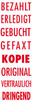 Logo Colop textstempel printer 20 'erledigt', mit textplatte 62518067