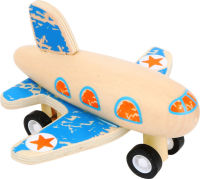 Logo Vhicule  rtrofriction avion bleu 11146
