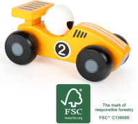 Logo Voiture de jeu bolide jaune 11132