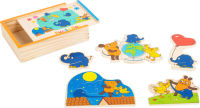 Logo Bote de puzzle avec llphant die maus 10813