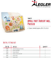 Logo Prsentoir en bois small foot puzzles  poser 10471