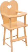 Logo Chaise haute pour poupe, nature 1162