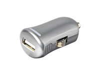 Logo Car chargeur officiel 1 usb 1a, gris es80101-grey