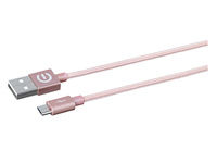 Logo Microusb cable 1m rose es80112-rose