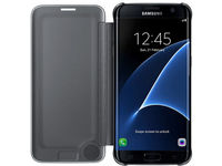 Logo Clear view case s7 edge noir ef-zg935cbegww