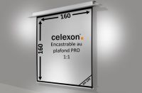 Logo Ecran encastrable au plafond celexon motoris pro 160 x 160 cm 1090692