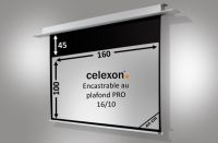 Logo Ecran encastrable au plafond celexon motoris pro 160 x 100 cm 1090716