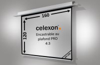 Logo Ecran encastrable au plafond celexon motoris pro 160 x 120 cm 1090702