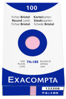 Logo Exacompta fiches bristol, a7, quadrill�, orange 8701163