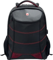 Logo Bestlife sac � dos ordinateur portable snake eye, noir/rouge 5216088