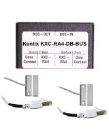 Logo Pack boitier de distribution pour poignee de baie de brassage kxc-ra4 + contact de porte filaire kxc-ra4-db-bus-s