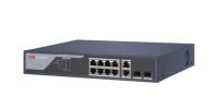 Logo Ds-3e1310p-si switch l2 8 ports poe (123w) + 2 combos giga 301802015