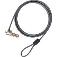 Logo Targus defcon cl - cble de scurit - gris mtallis - 2.1 m (pack de 25) 1097541