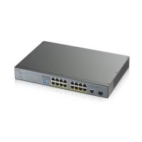 Logo 16 ports gbps poe+ / 1 rj45 / 1 sfp gs130018hp