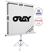 Logo Ecran de projection sur pied 200x200 - portable - oray byron