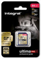 Logo Integral, produit r�f�rence : sdxc 64 gb cl 10 95/60