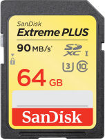 Logo Extreme plus sdxc 64gb v30 sdsdxwf-064g-gncin